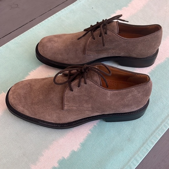 Cole Haan Tan Suede Lace Up Mens Oxford Shoes‎ - Picture 3 of 13